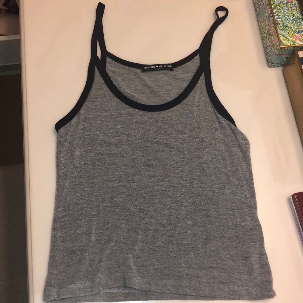 Brandy Melville Grey Tank Top